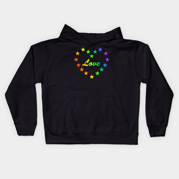 Gay love Kids Hoodie by Johnny_Sk3tch